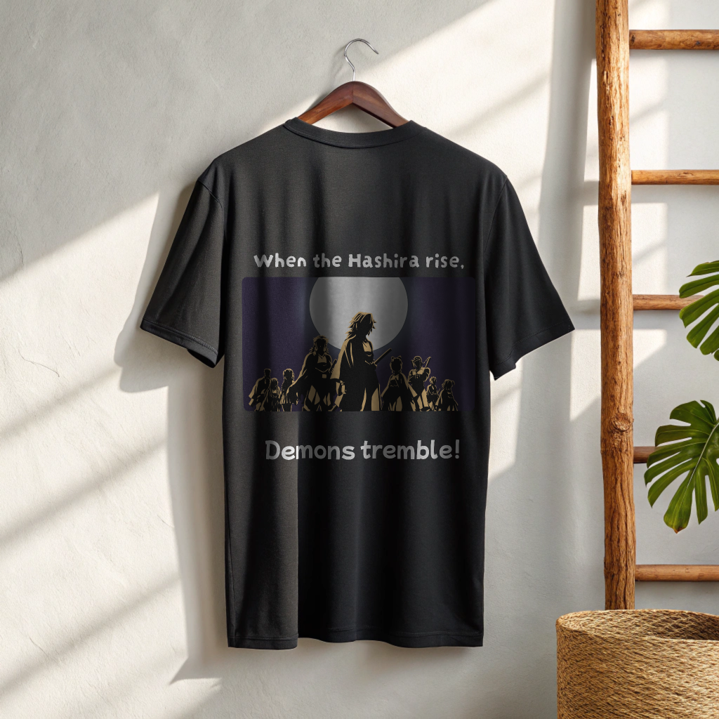 ⚔️ “When the Hashira Rise” Oversized T-Shirt