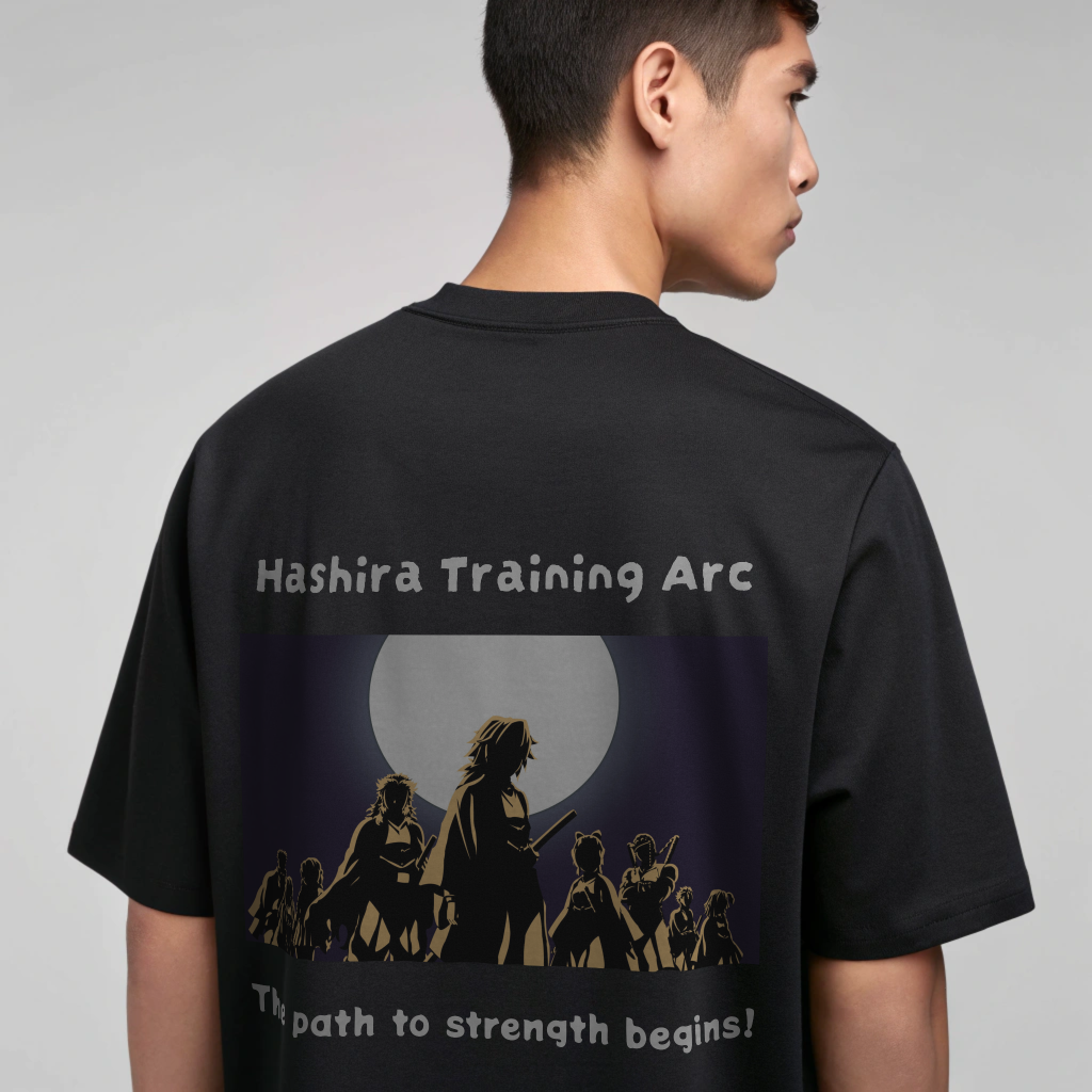⚔️ “Hashira Training Arc” Oversized T-Shirt
