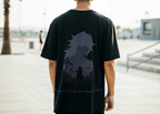 🌊 Flow of Fate Oversized T-Shirt – Demon Slayer Water Hashira Edition